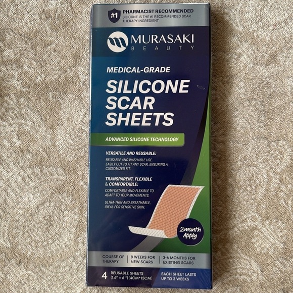 Brand New Lot of Silicone Scar Tape Sheets Advanced Treatment Scar Gel Cream - Picture 12 of 14